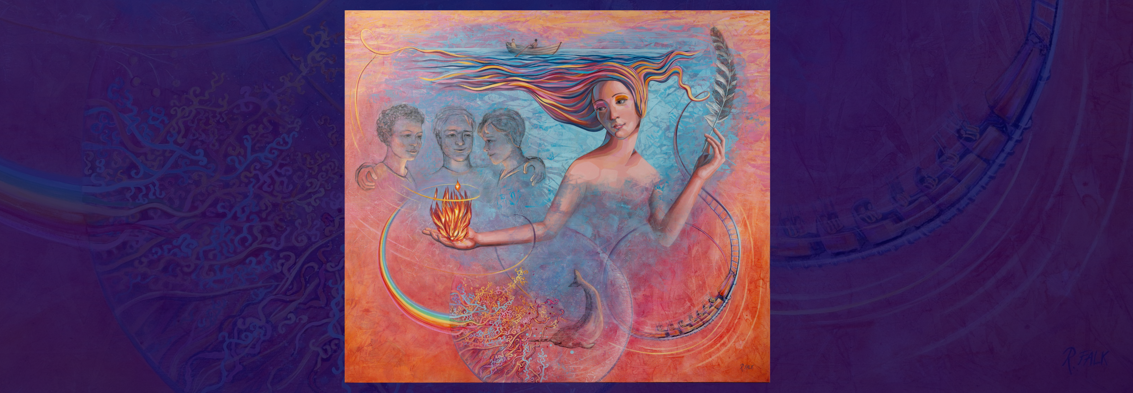 Maleri av Reidun Falk