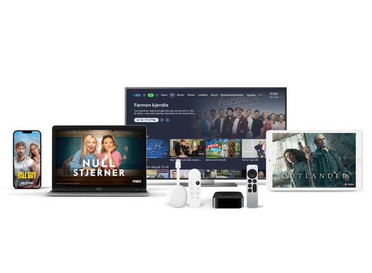 TV på flere skjermer