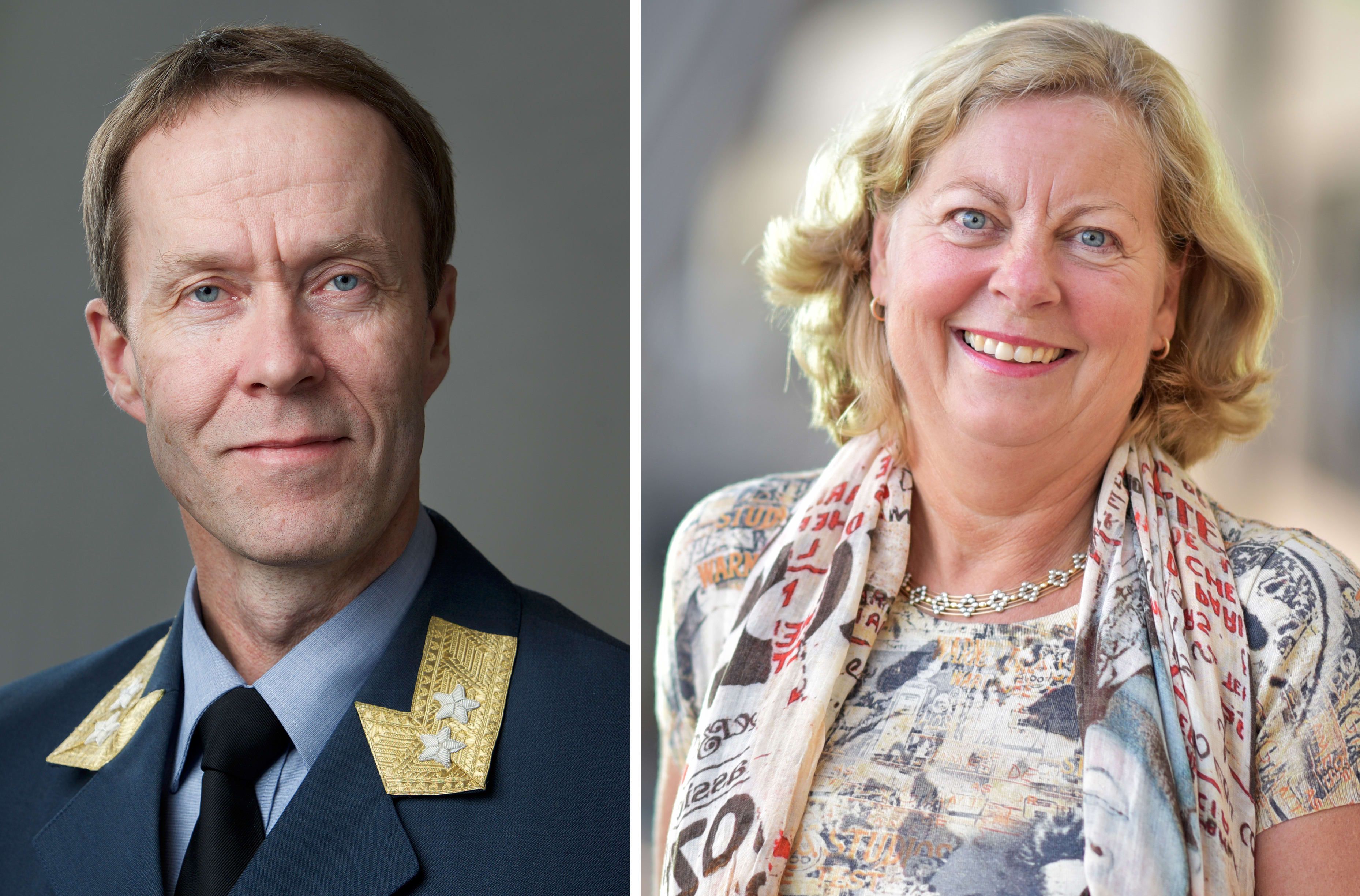 Generalmajor Inge Kampenes i Cyberforsvaret og Berit Svendsen i Telenor Norge har undertegnet en beredskapsavtale.