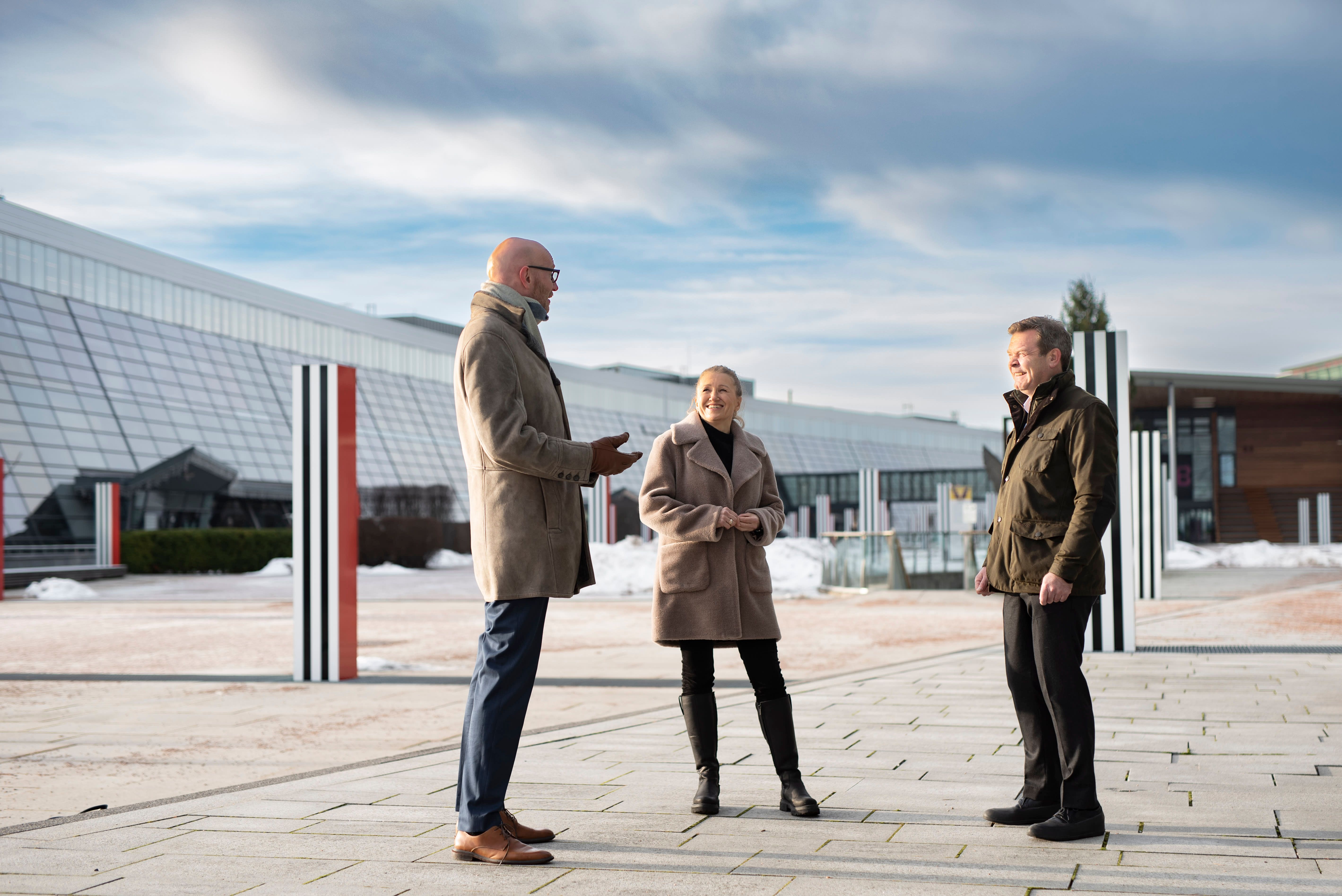 F.v. Dag Nyrud (Microsoft Norge), Else Karin Uggedal (Telenor Norge) og Knut Stadskleiv (Microsoft Norge). Foto: Martin Phillip Fjellanger.