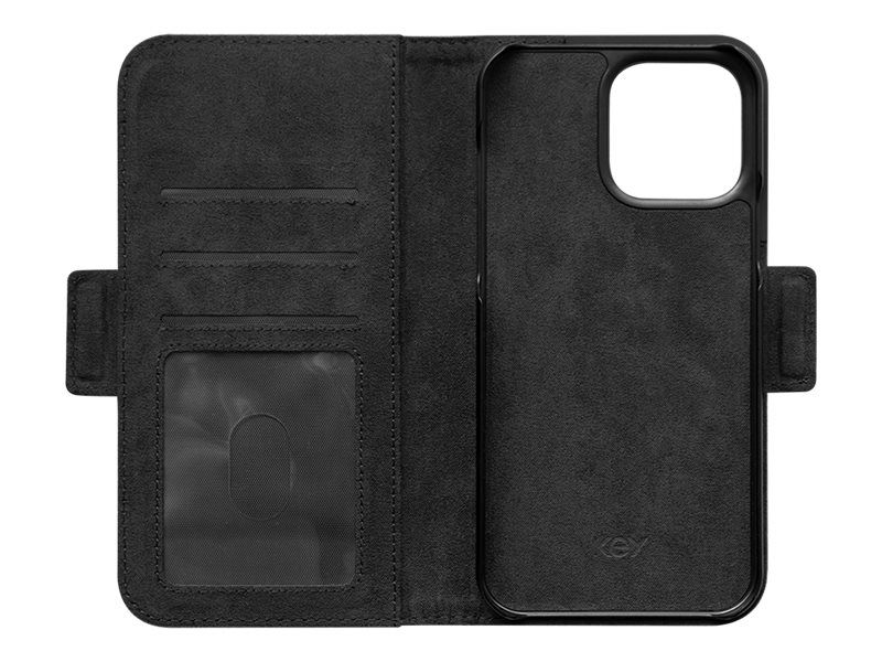 KEY Nordfjord Wallet iPhone 14 Pro Max, svart