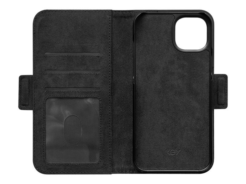 KEY Nordfjord Wallet iPhone 14 Plus, svart