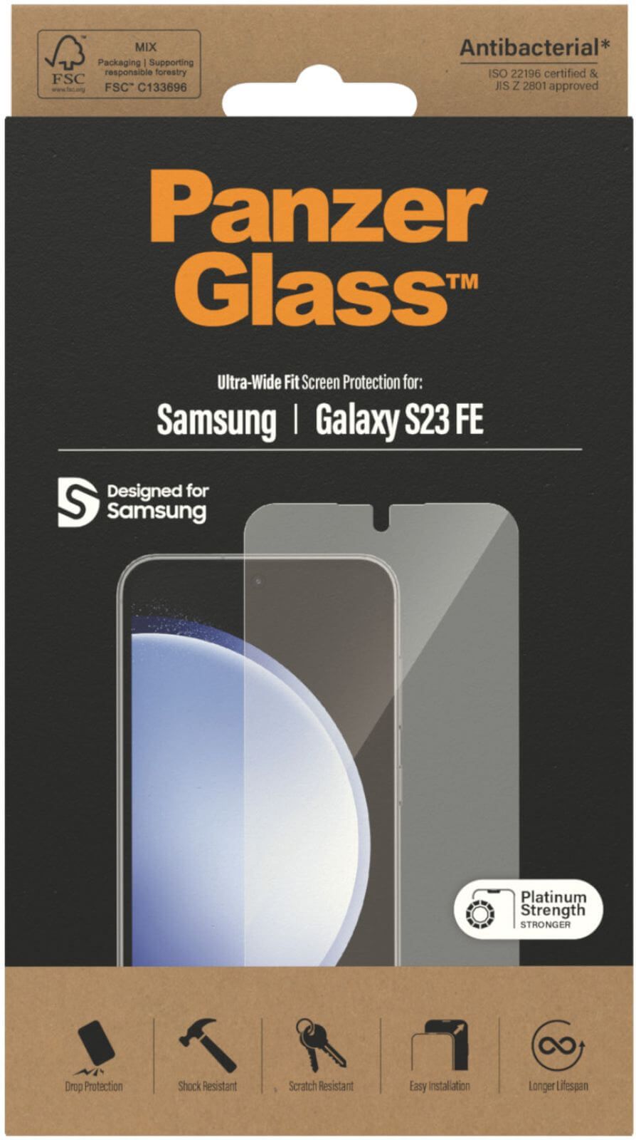 PanzerGlass UWF Galaxy S23 FE klar