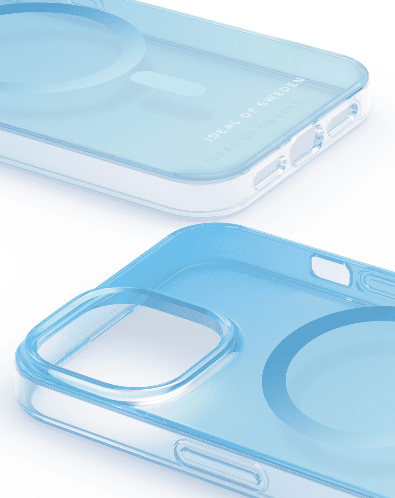 iDeal MagSafe Clear Case iPhone 14/13 blå