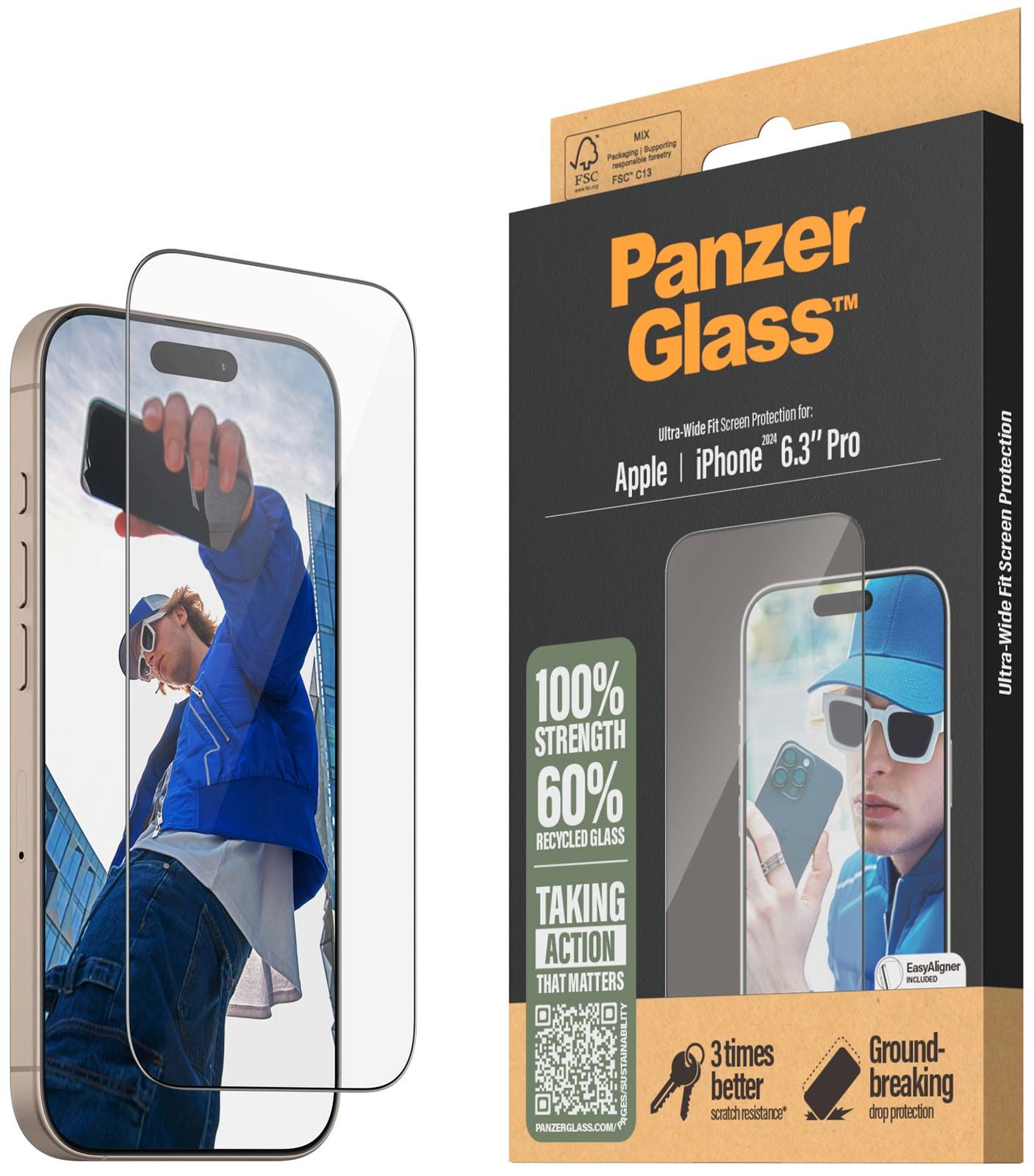 PanzerGlass UWF iPhone 16 Pro