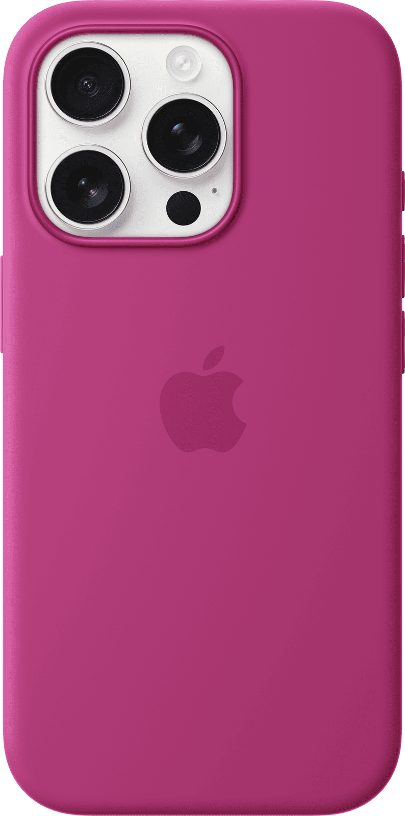 Apple MagSafe silikondeksel iPhone 16 Pro fuksia