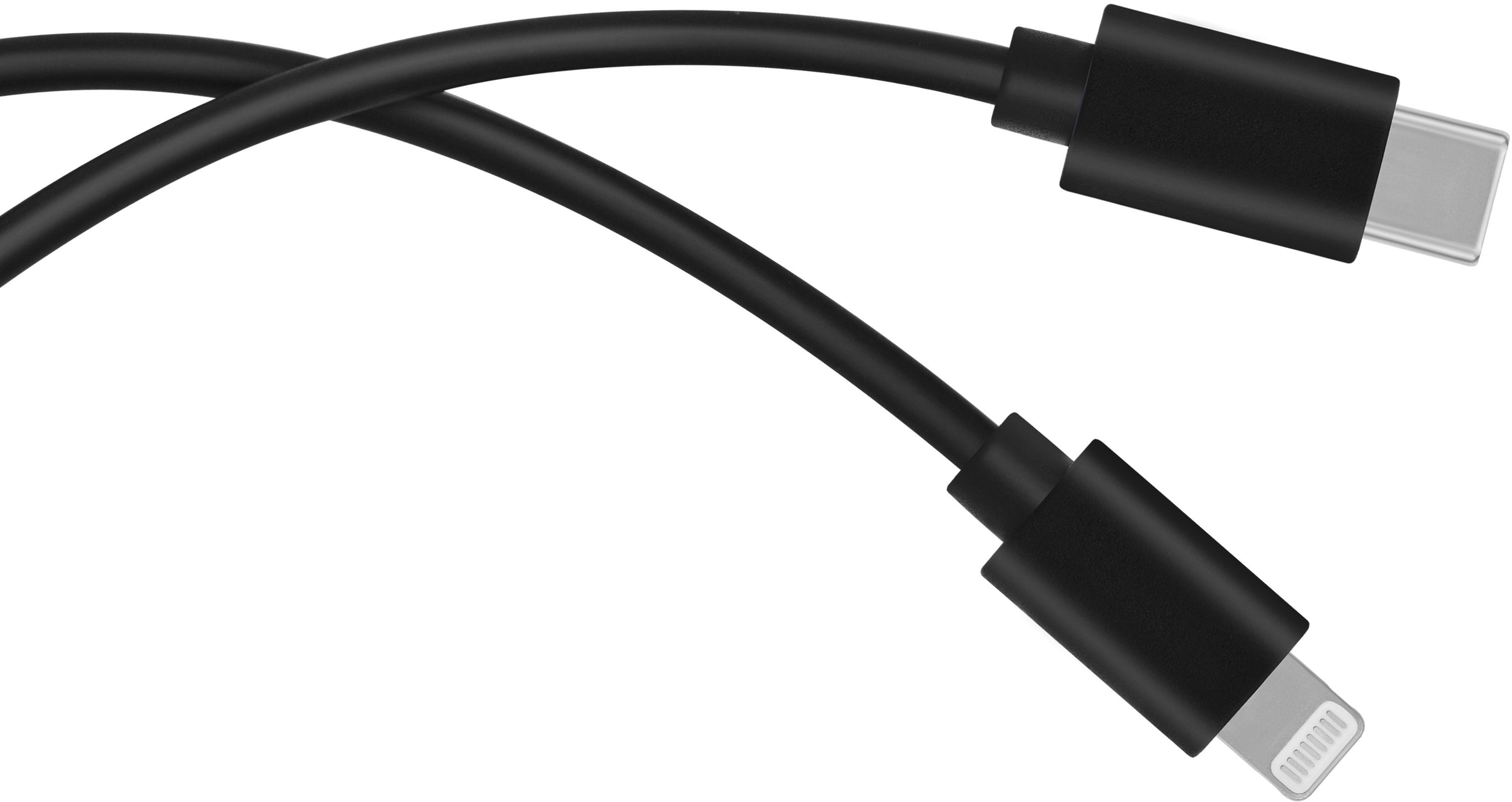 KEY USB-C til Lightning 1m svart