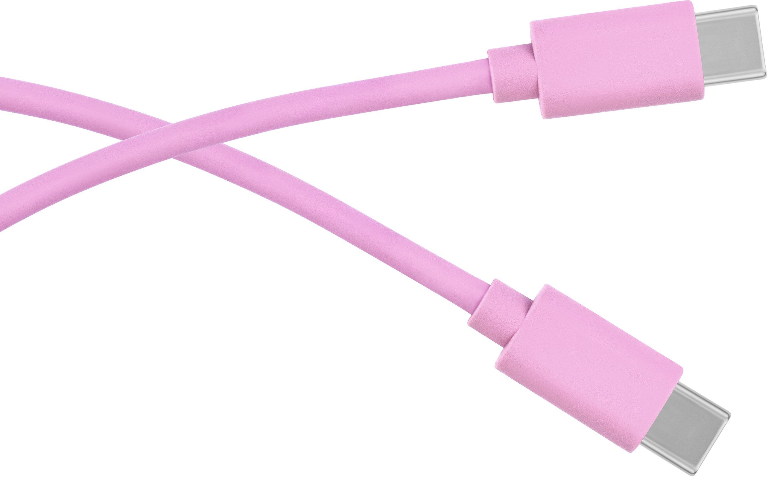 KEY USB-C til USB-C 1m rosa