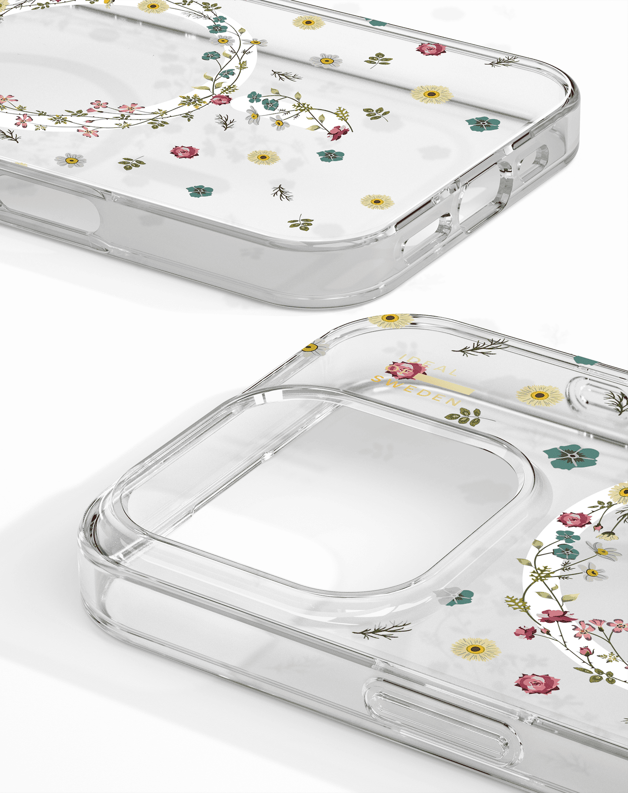 iDeal MagSafe Clear Case iPhone 16 pro petite floral