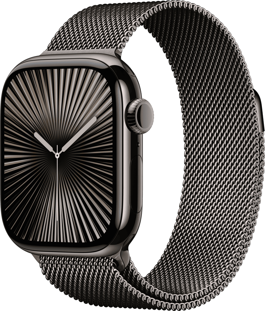 Apple Watch 10 titan skifer milanese loop skifer 42mm