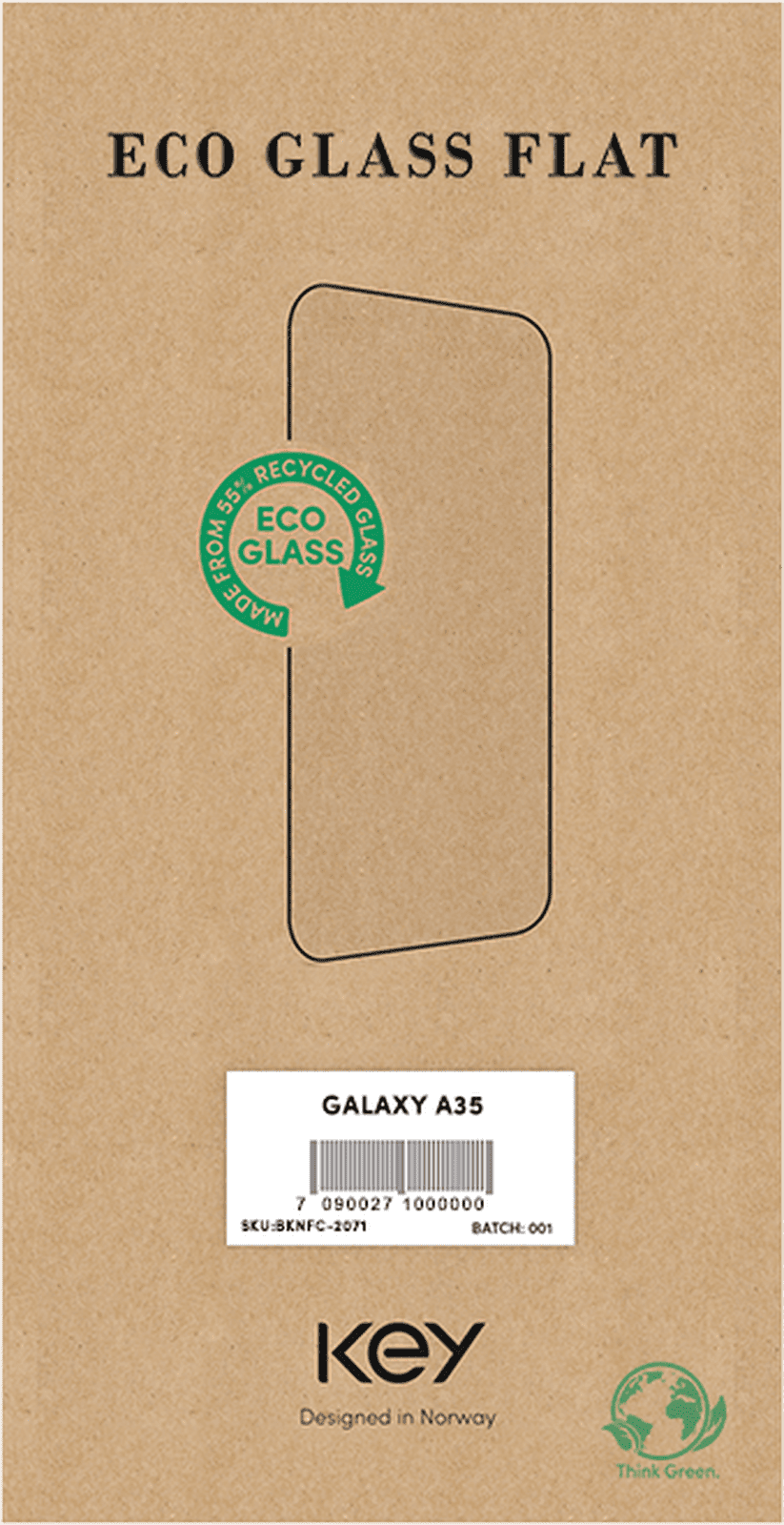 KEY ECO skjermbeskytter Galaxy A35