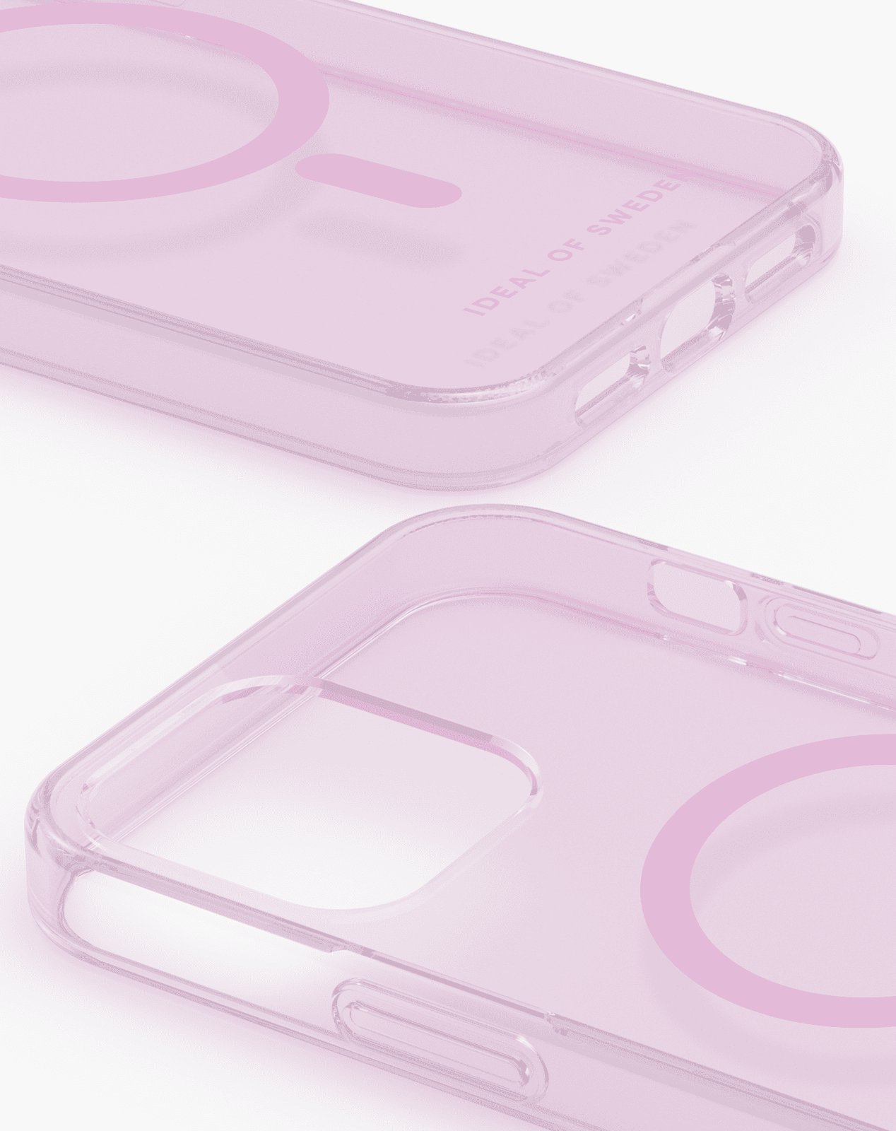 iDeal MagSafe Clear Case iPhone 12/12 Pro rosa