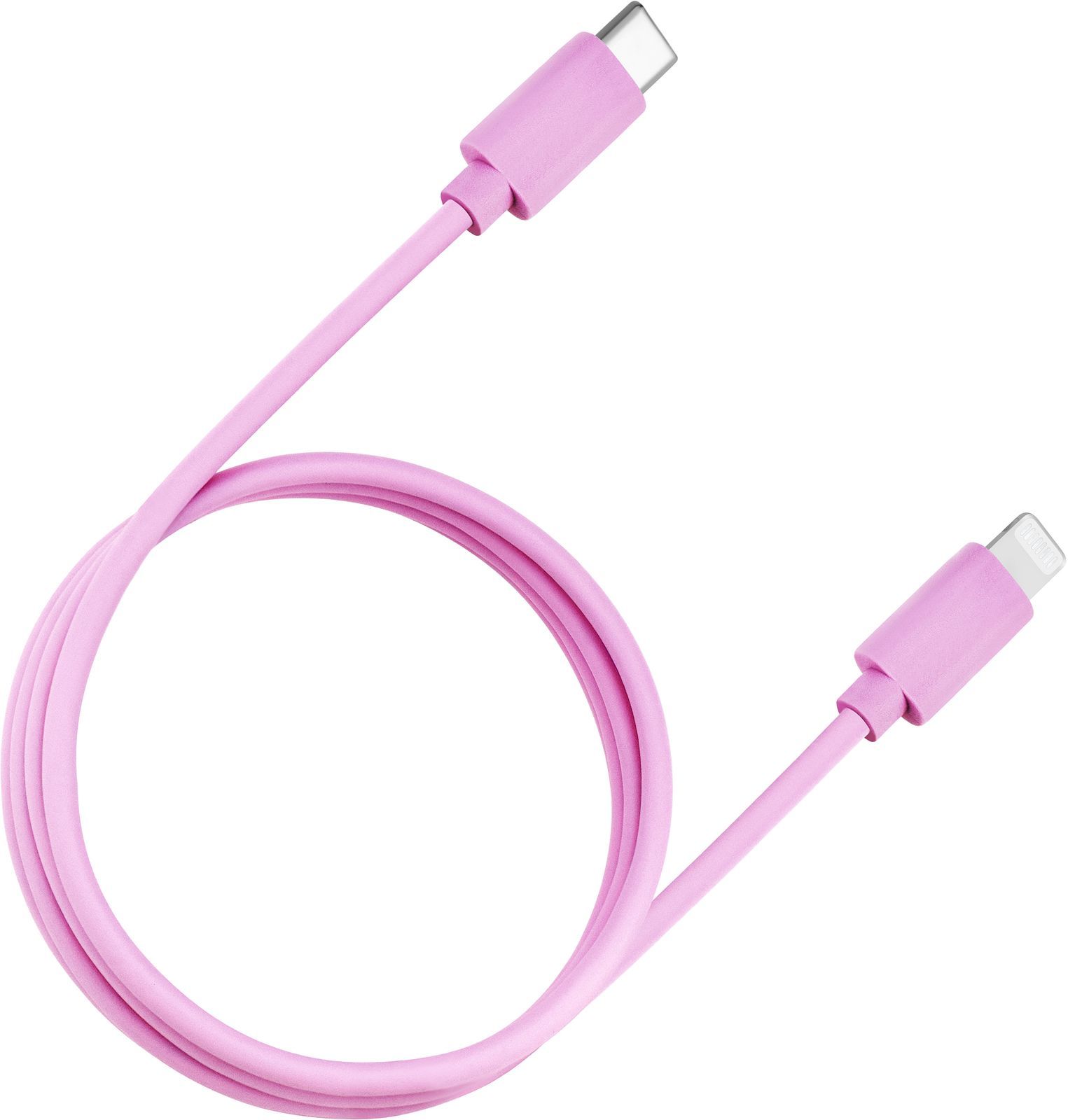 KEY USB-C til Lightning 1m rosa