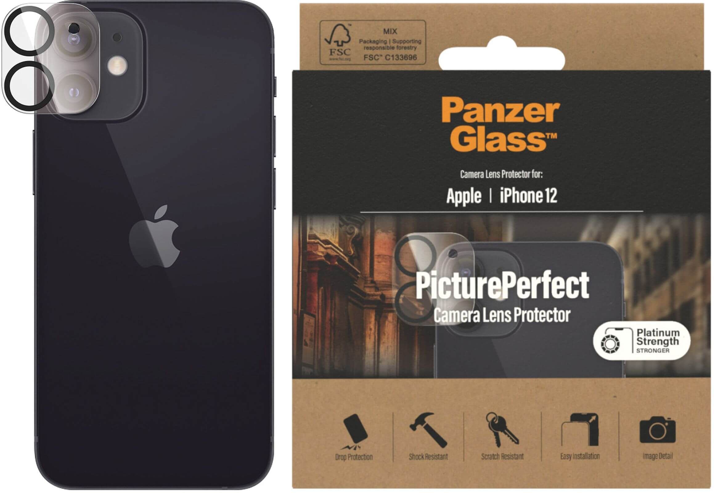 PanzerGlass Camera Protector iPhone 12 klar