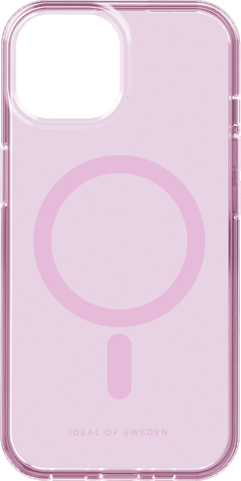 iDeal MagSafe Clear Case iPhone 15 rosa