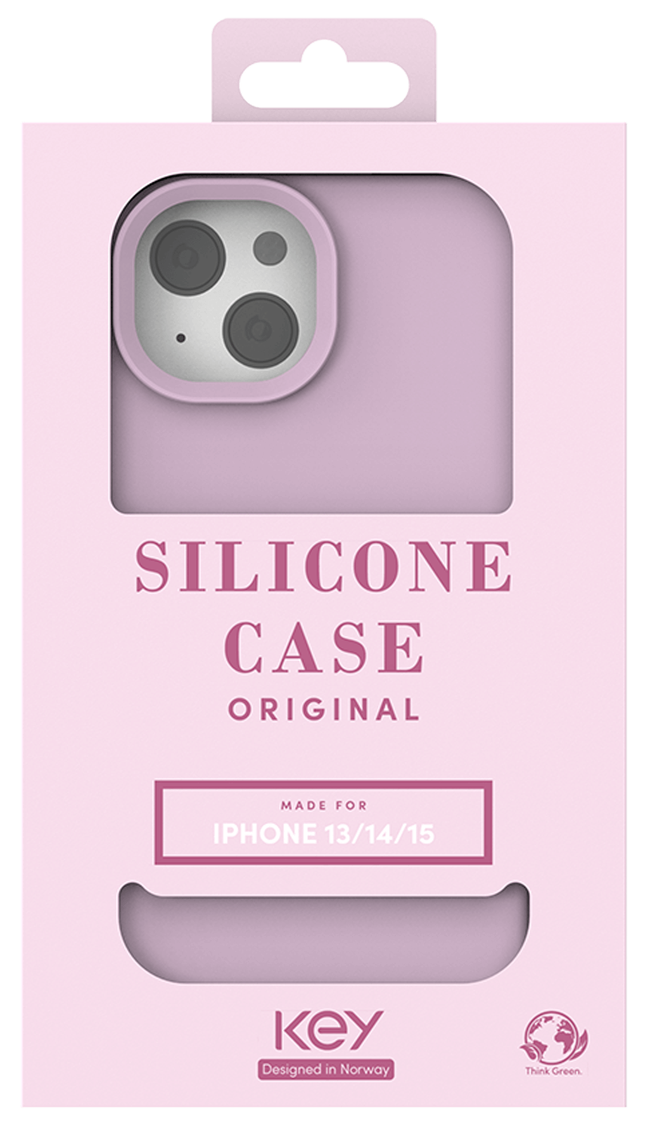 KEY MagSafe silikondeksel iPhone 15/14/13 rosa