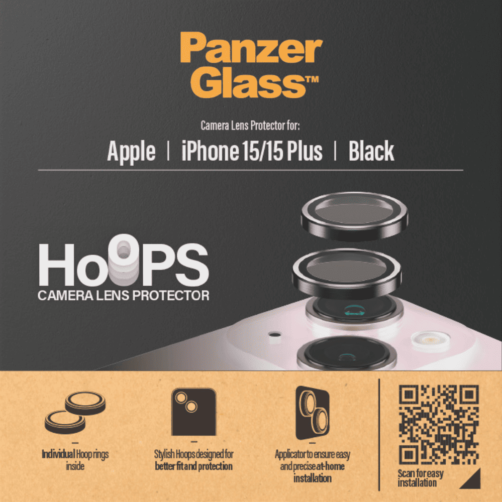 PanzerGlass Camera Rings iPhone 15/15 Plus