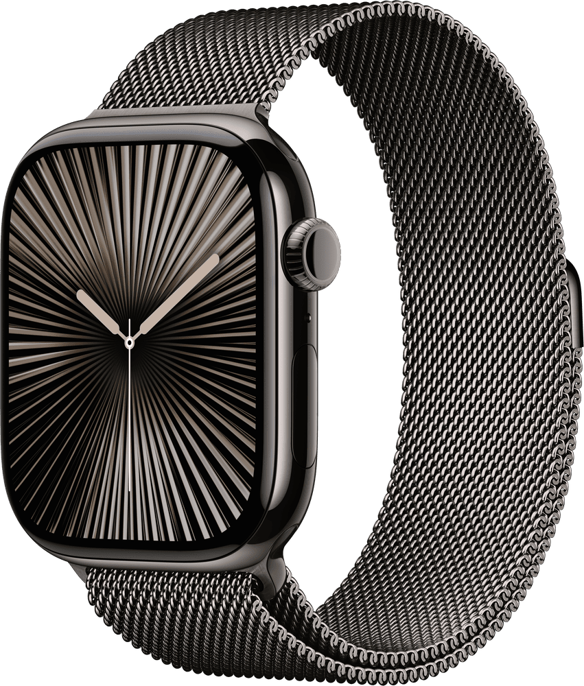 Apple Watch 10 titan skifer milanese loop skifer 46mm