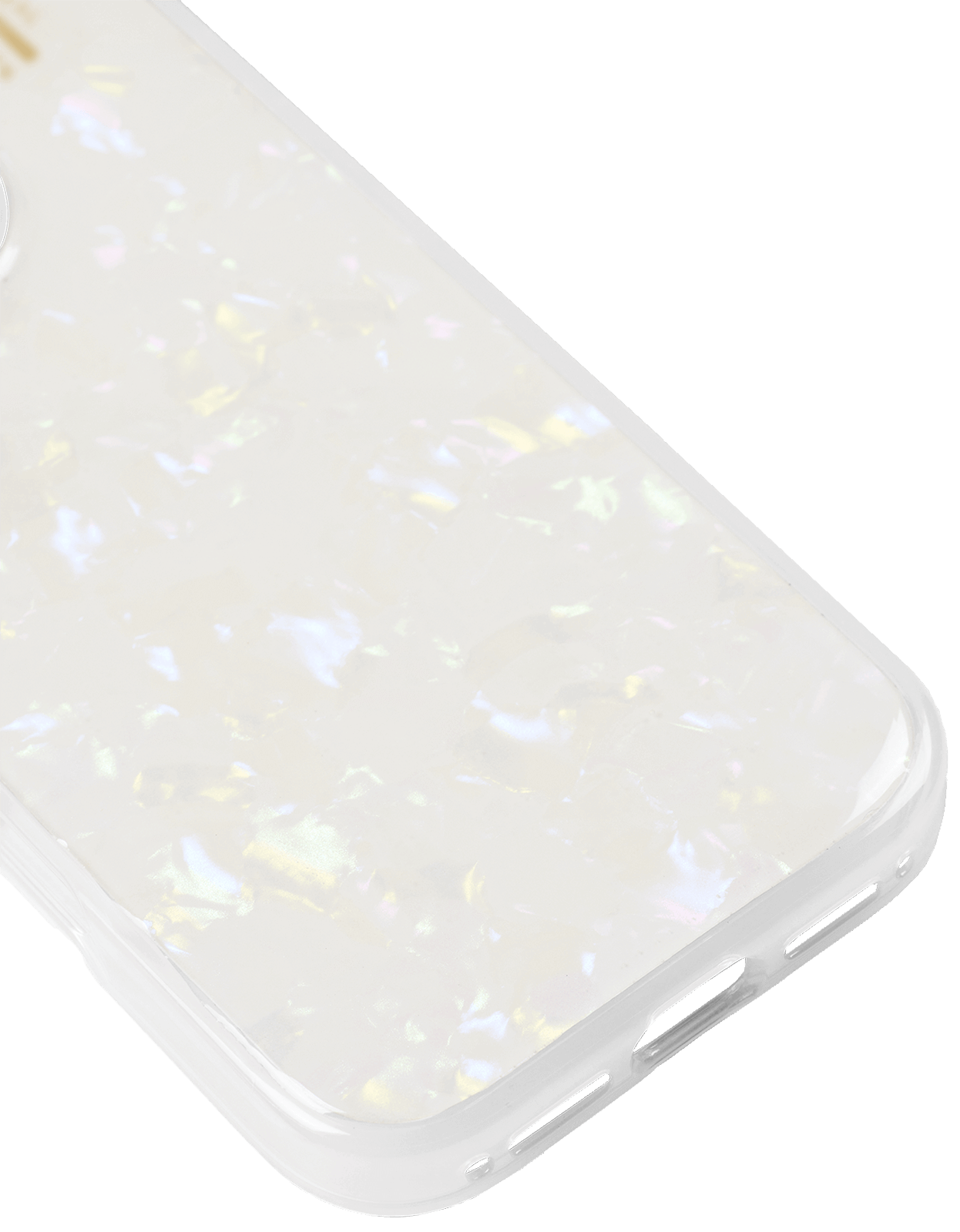 iDeal MagSafe Pearlised Case iPhone 16 Pro Max hvit