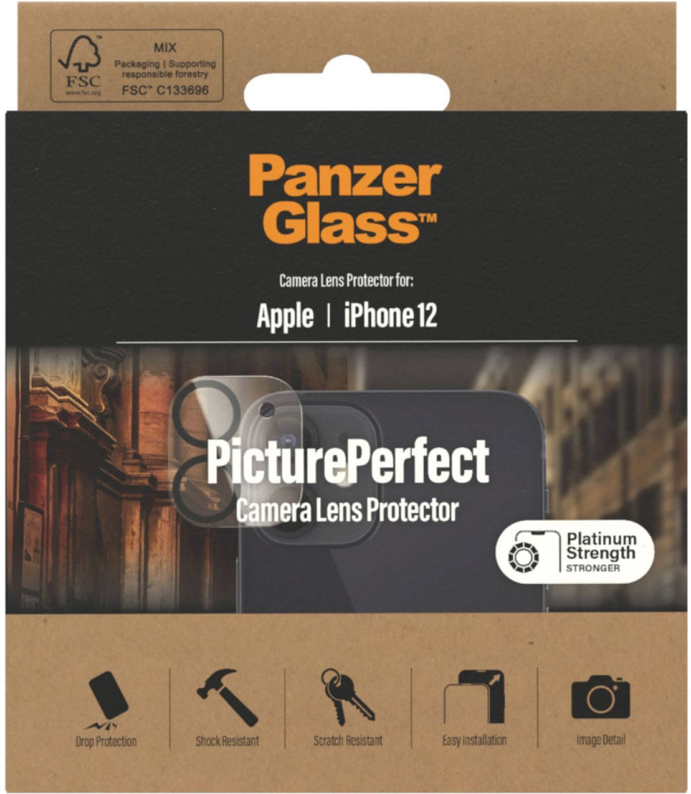 PanzerGlass Camera Protector iPhone 12 klar