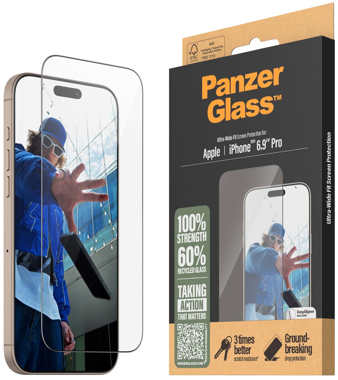 PanzerGlass UWF iPhone 16 Pro Max