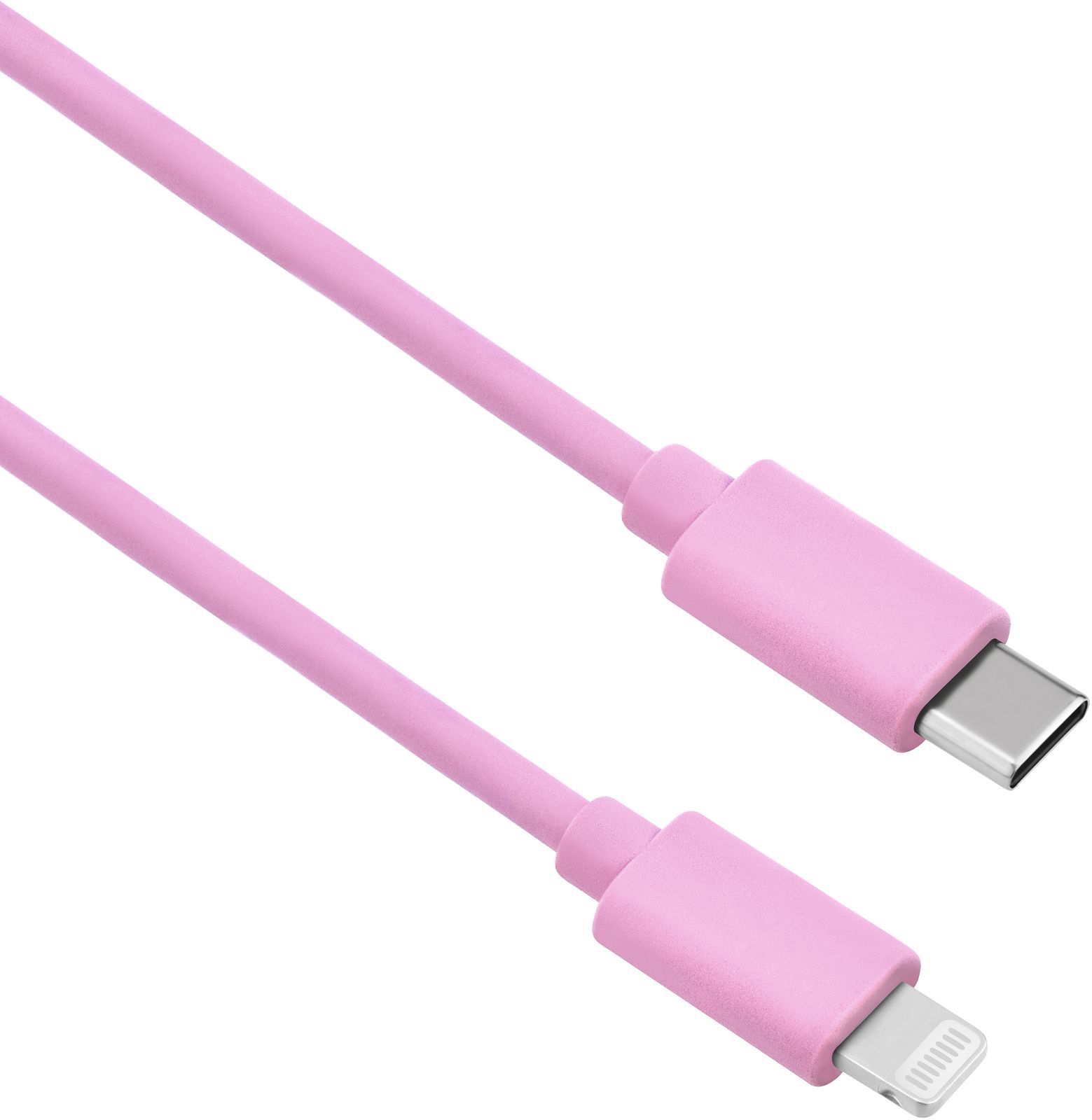 KEY USB-C til Lightning 1m rosa