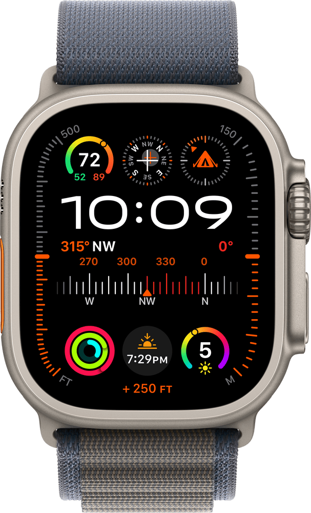 Apple Watch Ultra 2 Alpine Loop blå