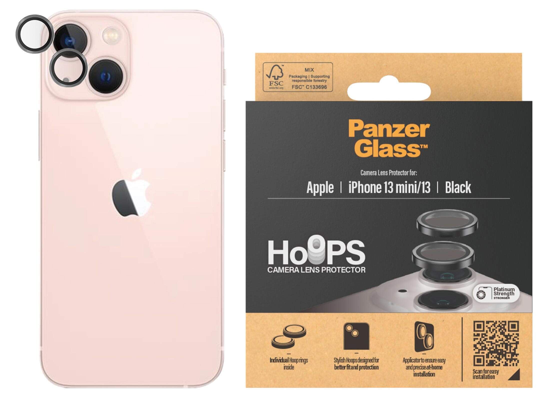 PanzerGlass Camera Pro Rings iPhone 13/13 Mini