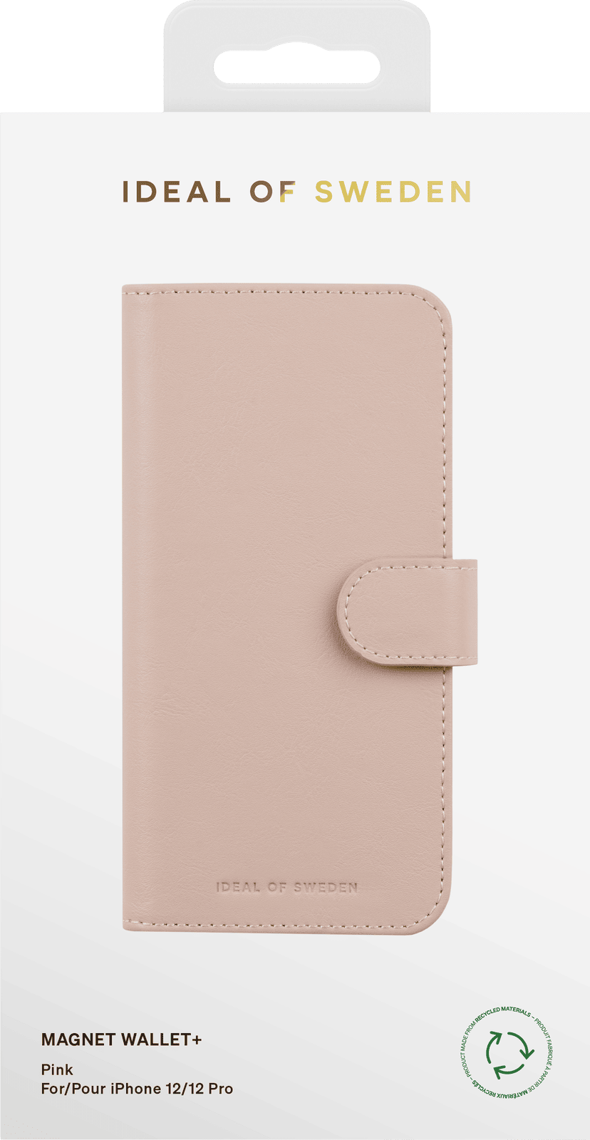 iDeal Magnet Wallet iPhone 12/12 Pro rosa