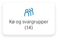 Kø og svargrupper