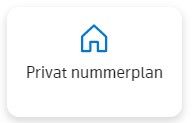 Privat nummerplan