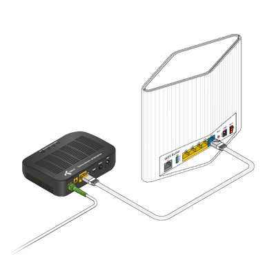 Fiber tilkobling