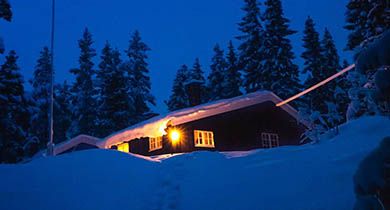 Hytte på fjellet