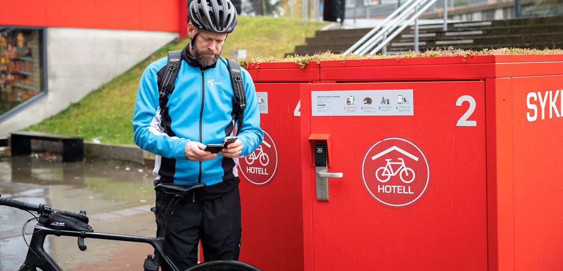 Suksess med IoT - sykkelparkering