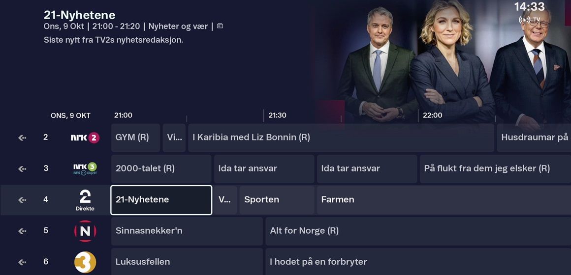 Dette programmet har ukesarkivrettigheter