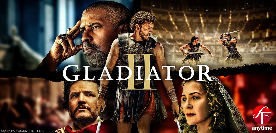 BIlde fra filmen Gladiator II på SF Anytime.