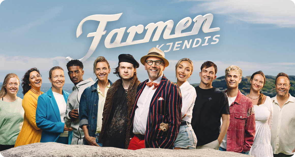 Farmen Kjendis med et knippe kjendiser