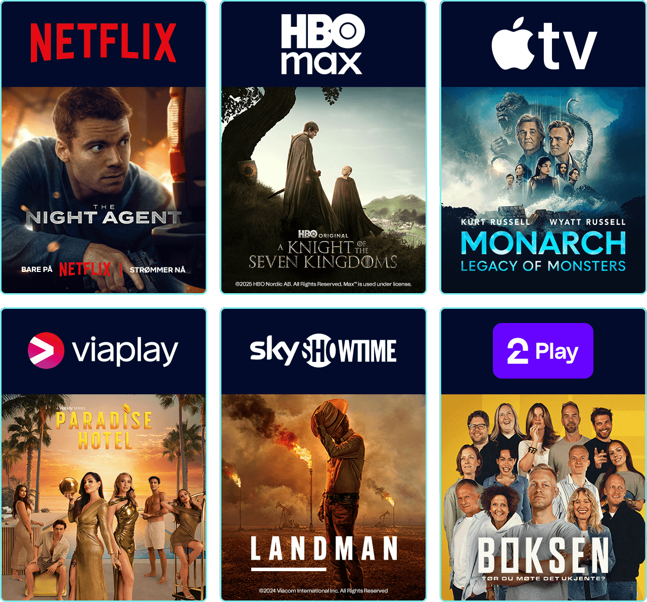 TV-kanaler og strømmetjenester hos Telenor