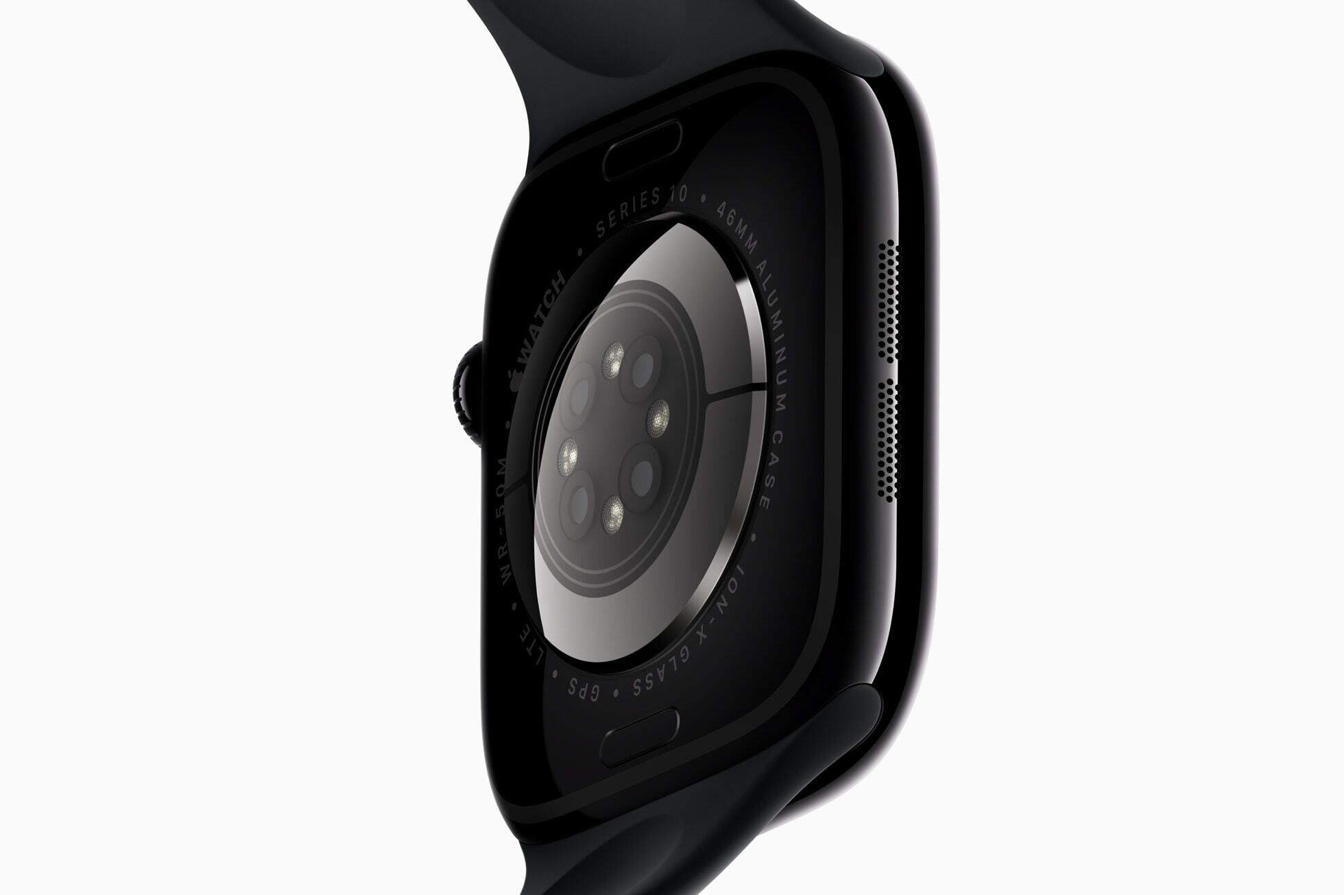 Apple Watch Series 10 baksiden vises