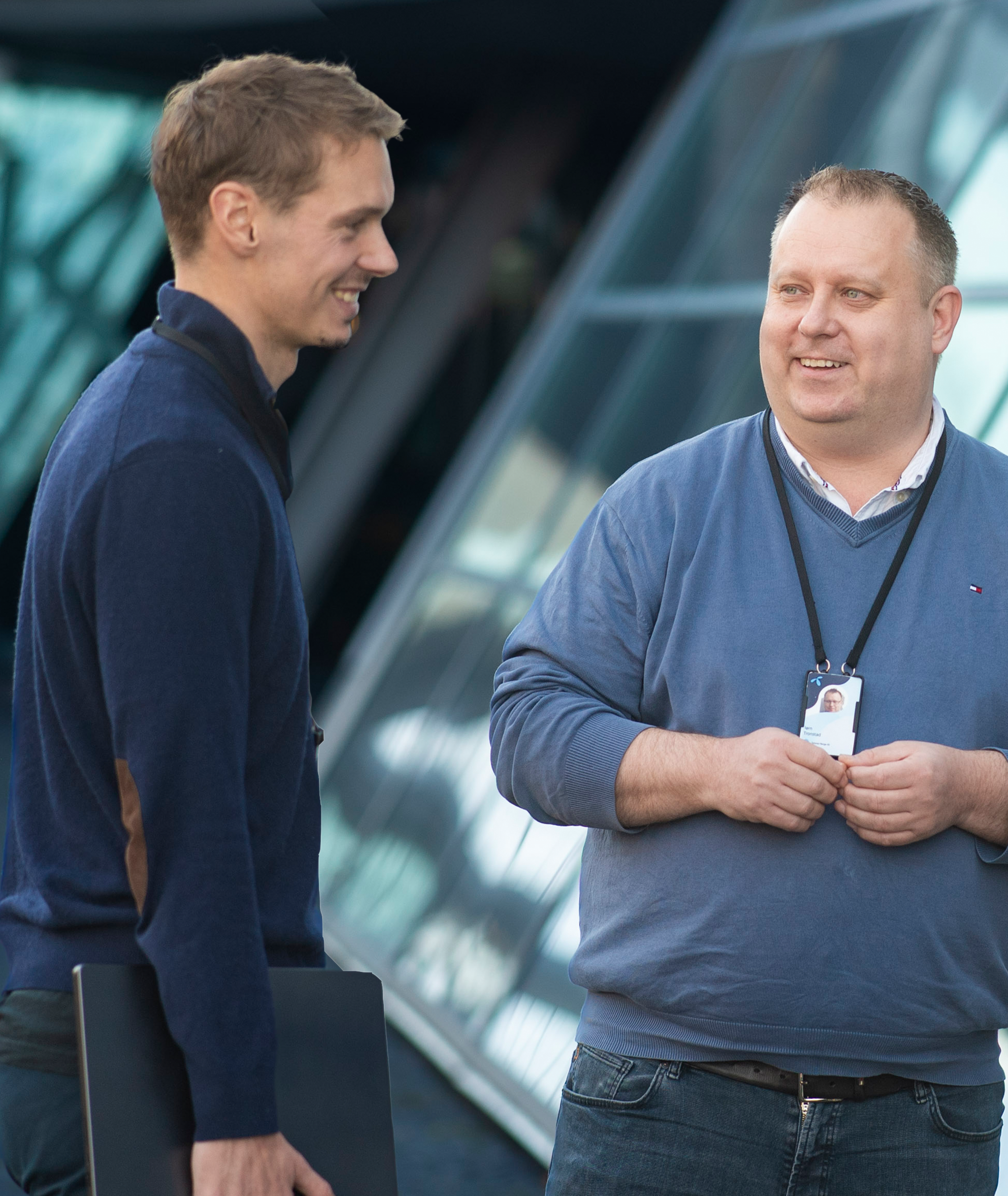 Data engineering: Jørn og Kristian på Telenor Fornebu