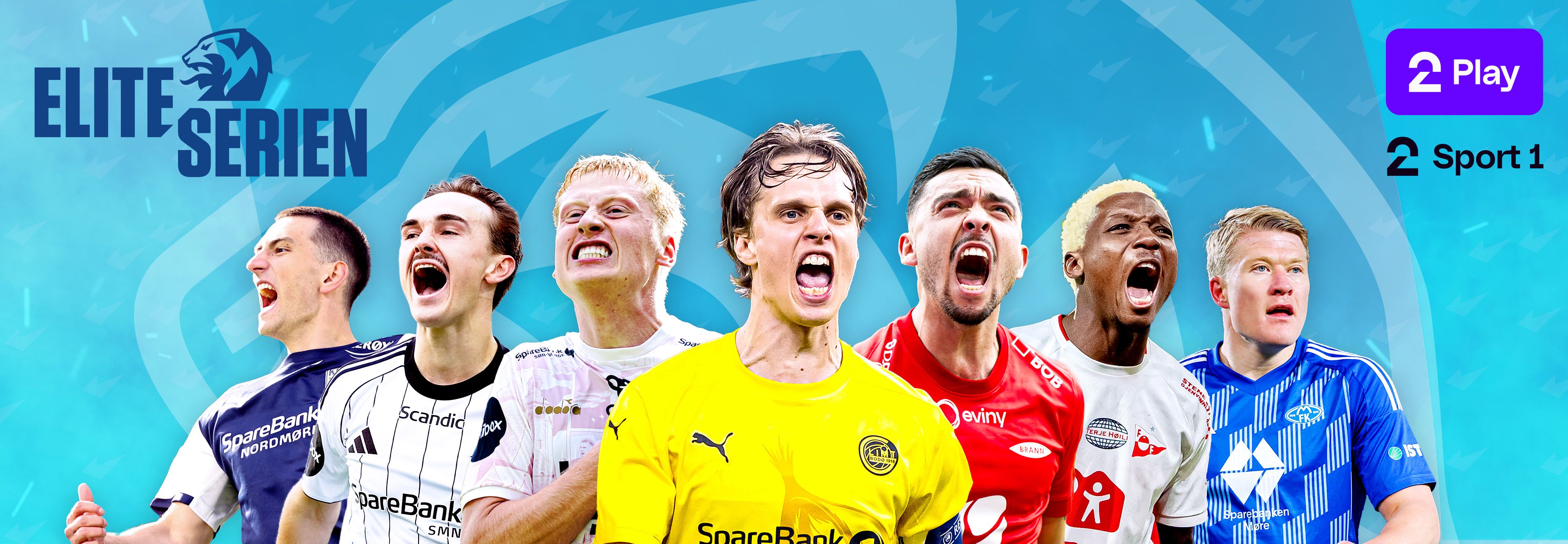 Logo til Eliteserien med løveikon