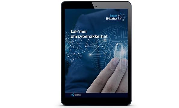 Cybersikkerhetsguiden på et nettbrett