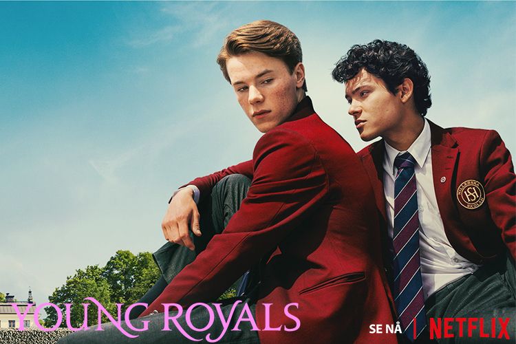 Bilde av Young Royals, som ikke er blant våre krimperler på Netflix.