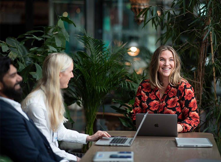 Telenor-ansatte på jobb