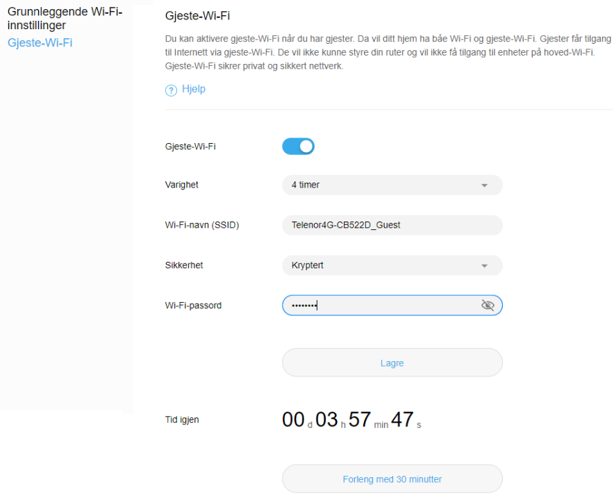 Slik setter du opp gjestenettverk på B818