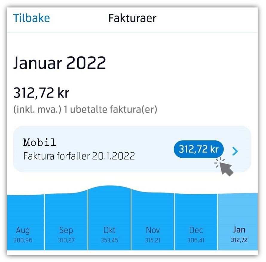 Mitt Telenor Faktura - Utsette faktura i Mitt Telenor