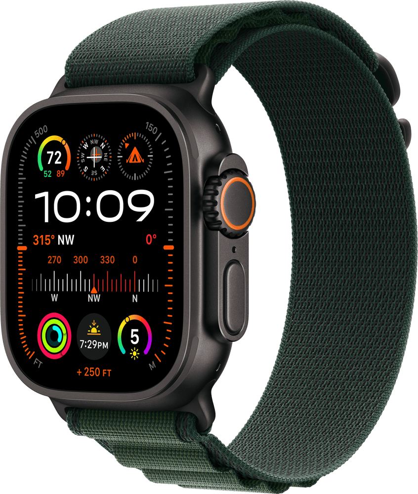 Apple Watch Ultra 2 Alpine Loop mørk grønn