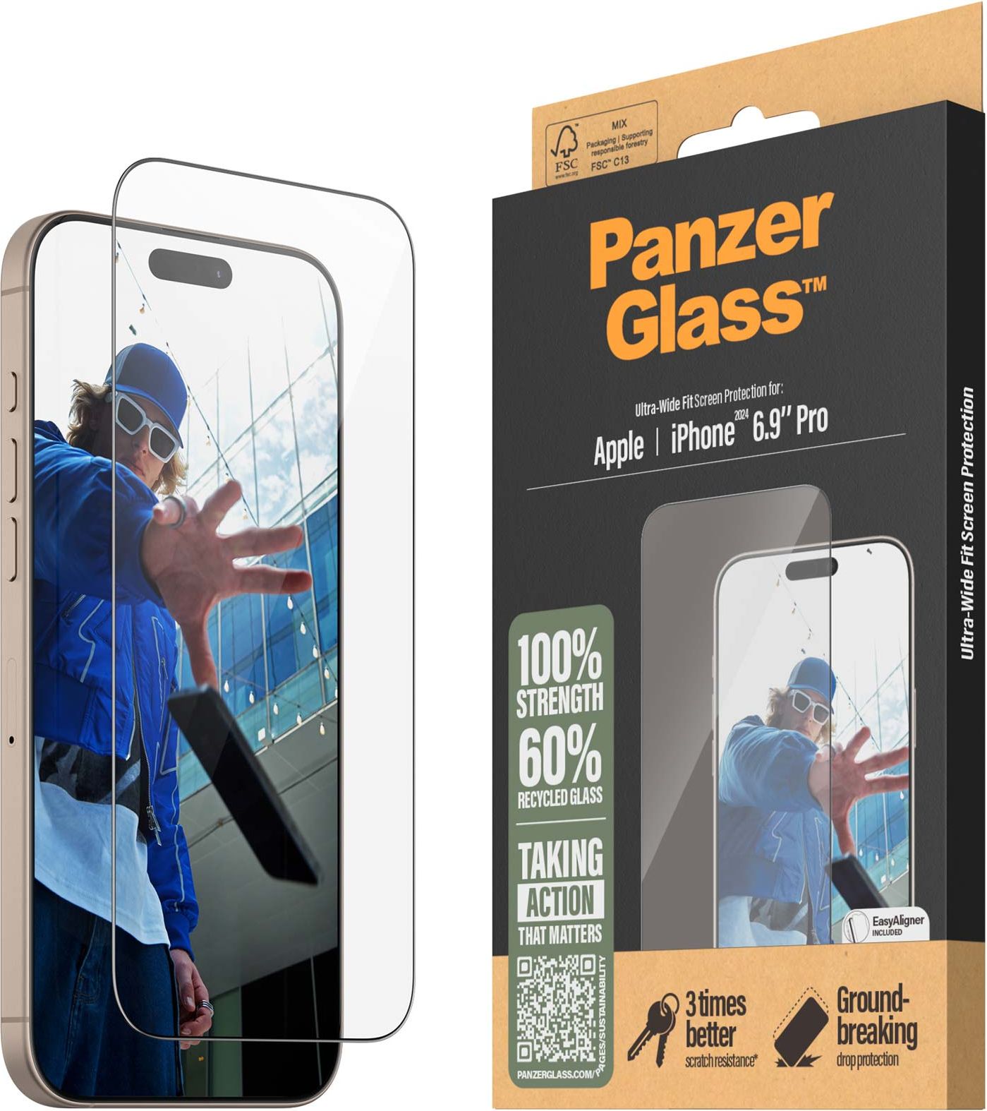 PanzerGlass UWF iPhone 16 Pro Max